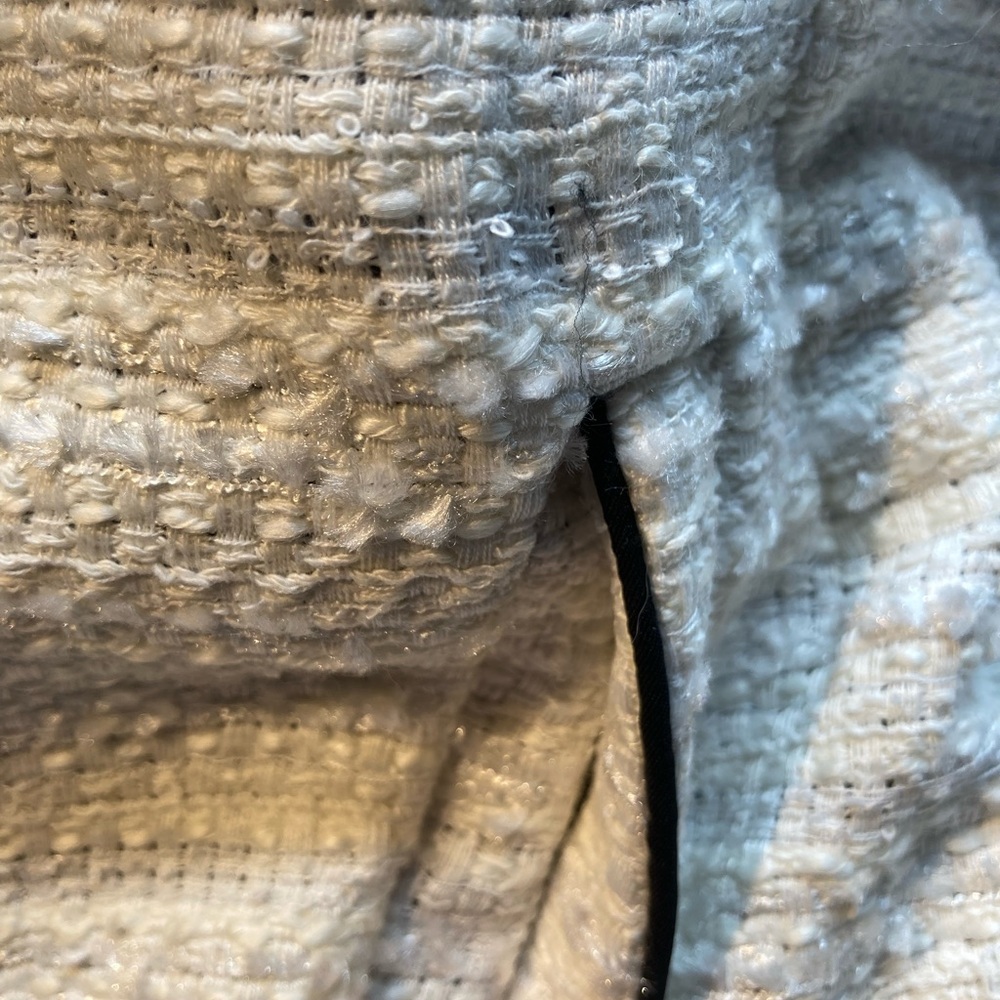 Halogen Cream Textured Pencil Skirt - Picture 8 of 16
